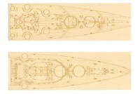 1/350 Schlachtschiff Bismarck 1941 - Detail Up Set