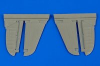 Curtiss P-40M/P-40N Warhawk control surfaces (Hasegawa)