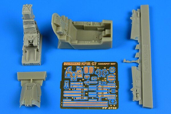 1/48 IAI C-7 Kfir Cockpit Set