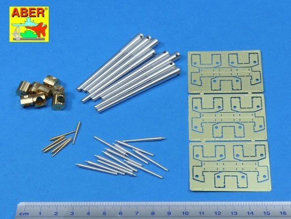 Aber - S 1:700 L-036 - Canons De Canon Breda 37 Mm /54 Pour Navires