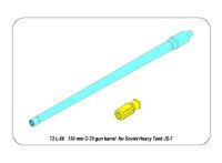 130 mm C-70 gun barrel for Soviet tank JS-7