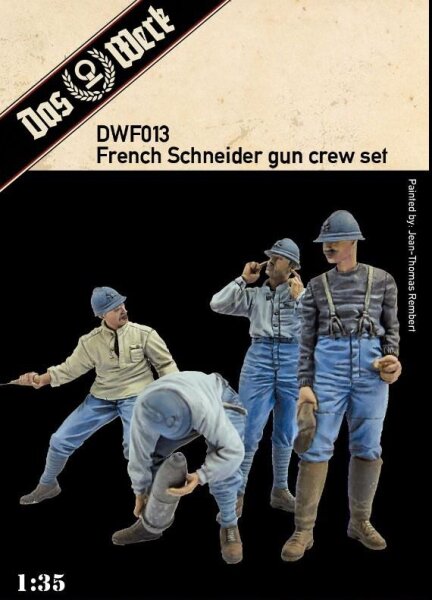 155mm French Schneider gun crew