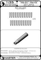 MG-34 / MG-42 (7.92mm) - empty shells (25pcs)