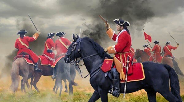 British Artillery. War of the Spanish Succession