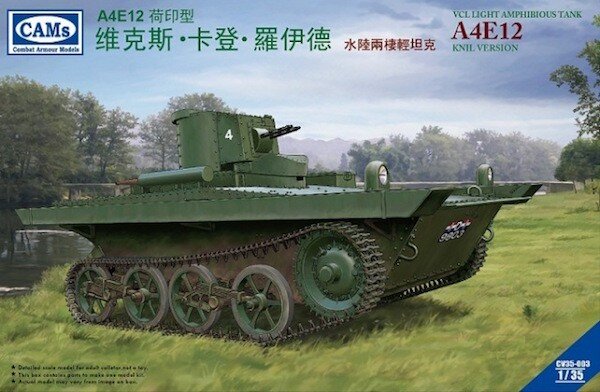 VCL Light Amphibious Tank A4E12 KNIL Version