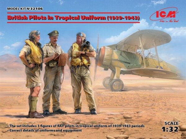 British Pilots in Tropical Uniform (1939-1943)