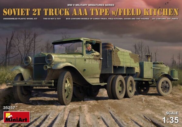 Soviet 2t Truck AAA Type with Field Kitchen