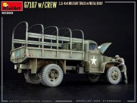 G7107 w/Crew 1,5t 4x4 Military Truck w/Metal Body