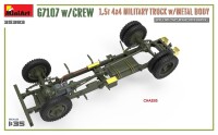 G7107 w/Crew 1,5t 4x4 Military Truck w/Metal Body