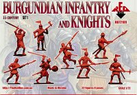 Burgundian Infantry and Knights 15 Century - Set 1