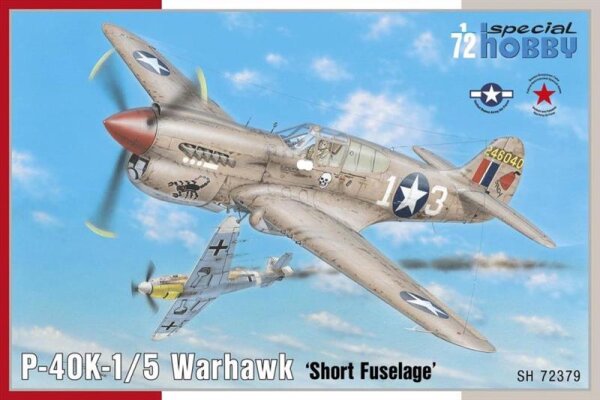 1/72 Curtiss P-40K-1/5 Warhawk (Short Fuselage)
