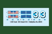 1/350 USS Hawaii CB-3