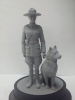 RCMP Female Officer with Dog