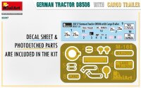 German Tractor D8506 with Cargo Trailer