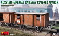 Russian Imperial Railway Covered Wagon