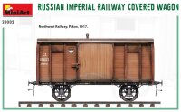 Russian Imperial Railway Covered Wagon
