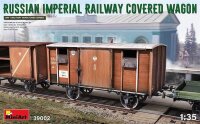 Russian Imperial Railway Covered Wagon