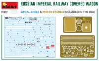 Russian Imperial Railway Covered Wagon