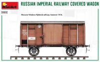 Russian Imperial Railway Covered Wagon