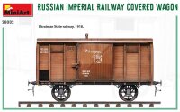 Russian Imperial Railway Covered Wagon