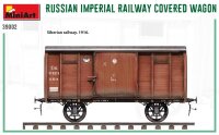 Russian Imperial Railway Covered Wagon