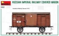 Russian Imperial Railway Covered Wagon