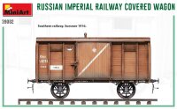 Russian Imperial Railway Covered Wagon