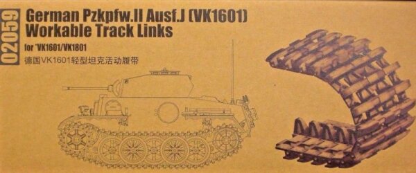 1/35 Pzkpfw.II Ausf.J (VK1601) Workable Track Links