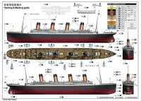 RMS Titanic + LED Beleuchtung 1:200