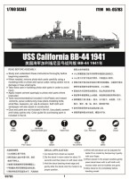 USS California BB-44 1941