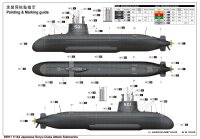 Japanese Soryu Class Attack Submarine