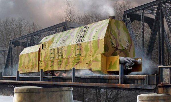 German Panzerlok BR57 Armoured Locomotive