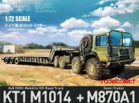 1/72 German MAN KAT1 M1014 8x8 Truck + M870A1 Trailer