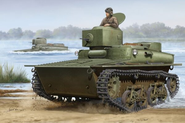 Soviet T-37 Amphibious Light Tank - Early