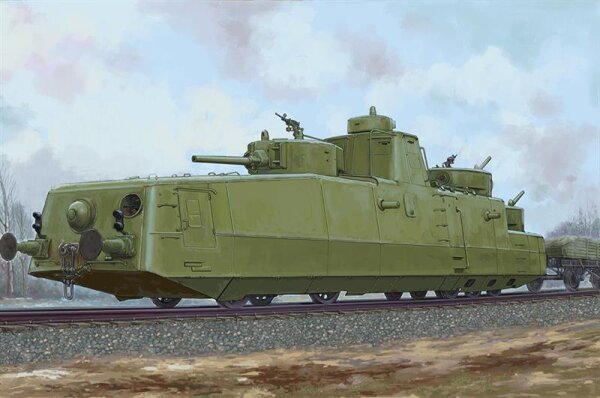 Soviet MBV-2 Armored Train (Late F-34 Gun)