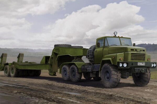 Russian KrAZ-260B with MAZ/ChMZAP-5247G Trailer