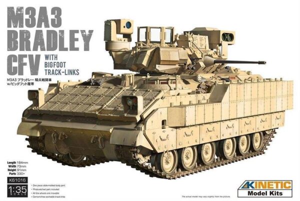 M3A3 Bradley CFV with Bigfoot Tracks