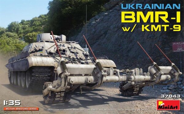 Ukrainian BMR-1 with KMT-9