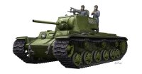 KV-1 1942 Simplified Turret Tank with Tank Crew