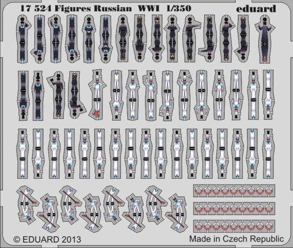 Russian Figures Russian WWI (self adhesive) 3D