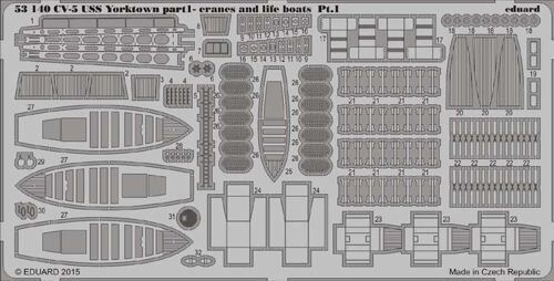 USS Yorktown CV-5 Part 1: Cranes & Life Boats