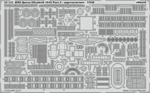 HMS Queen Elizabeth 1943 Part 3 - Superstructure