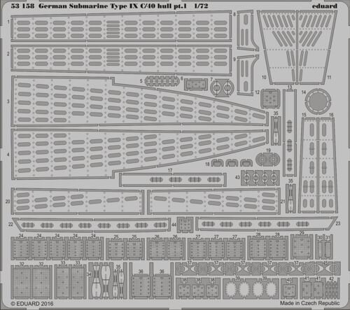 German Submarine Type IX C/40 Hull - Part 1