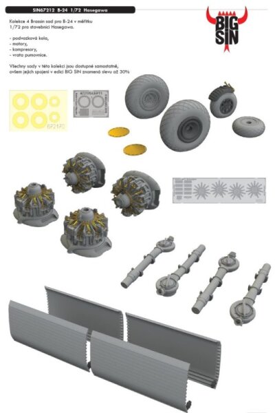 Consolidated B-24J Liberator Detailset