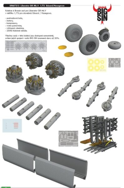 Consolidated Liberator GR Mk.V Detailset