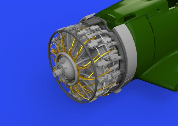 Mitsubishi A6M2 Zero engine complete PRINT