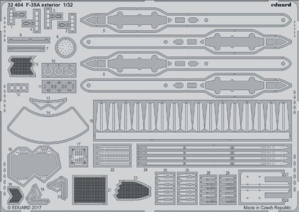 F-35A Lightning II exterior (italeri)