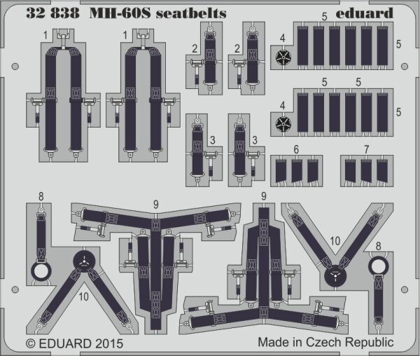 Sikorsky MH-60S Seat belts