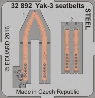 Yakovlev Yak-3 Seatbelts