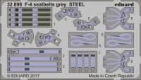 McDonnell F-4 Phantom seatbelts grey STEEL